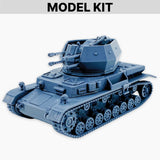 Flakpanzer IV "Wirbelwind", Model Kit WWII German Anti-Aircraft Tank Miniature Model