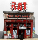 New Downtown Deco N Scale Building Kit The Rat Hole Punk Club! Model