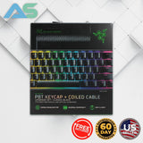 Razer PBT Keycap + Coiled Cable Upgrade Set - Classic Black | RC21-01490800-R3M1 Model