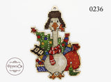 DIY cross stitch kit on wood "Hryhorii" Model