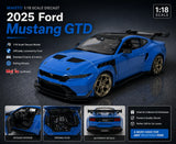Maisto Diecast Model 1:18 scale - 2025 Ford Mustang GTD Blue Coupe Model