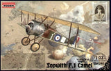 Sopwith Camel F.1 Fighter WWI Plastic Model kit scale 1/72 Roden 040 Model