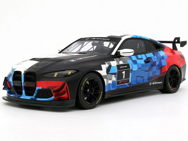 2024 BMW M4 GT4 #1 "M MOTORSPORT LIVERY" 1/18 MODEL CAR BY OTTO MOBILE OT1125 Model