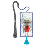 Le Bonheur des Dames bookmark counted cross stitch kit "La Parisienne", 4x8cm, D Model
