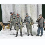 1/35 Border Guard Winter Soldiers RESIN FIGURE MODEL KIT Unassembled Unpainted Model