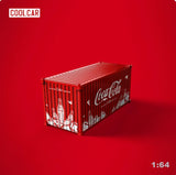 Time Box Container Model CocaCola Red 1/64 Diecast Alloy Model Car Model