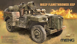 Meng Model  VS-012 1/35 VELOCIRAPTOR SERIES WASP FLAMETHROWER JEEP 2019 NEW Model