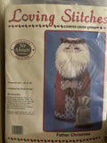 Loving Stitches Father Christmas Cross Stitch Doll Vintage 1990 Sealed Model