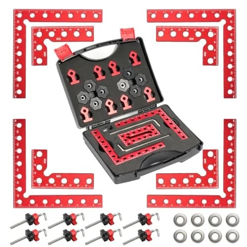 Corner Clamps for Woodworking - 8pc 90 Degree Clamp with Storage Box Model