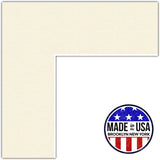 ArtToFrames Custom Gray Ivory Picture Photo Frame Mat Matting Board Model