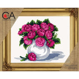 CDA stamped tapestry stitch kit "Rosenstrau?", 22x30cm Model