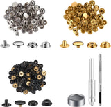 Leather Snap and Fastener Tool 420-Piece Set (105 Sets) 5/8 Inch (15Mm) Snap But Model