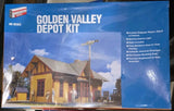 Walthers 933-3532 HO Scale Cornerstone Series Golden Valley Depot Kit NISB Model