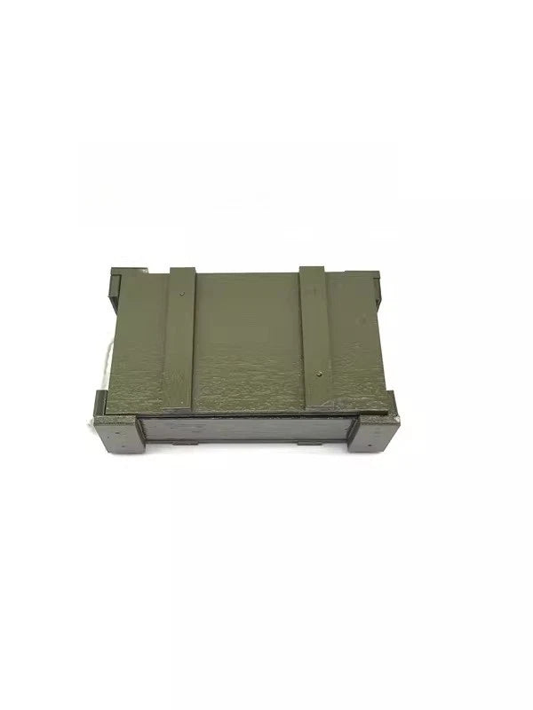 1Set 1/6 Scale WWII Soldier Green Weapon Box Model Fits for 12" Action Figure Model
