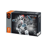 Qihui 6822 IM.Master Mecha Grey Fire Gunner Building Block Kit Model