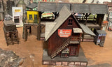 HO Train Model Built & Weathered HYPER-DETAILED Tory Hill Lumber Bar Mills Model