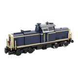 V100 German Cargo Locomotive Model Building Kit 496 Pieces MOC Build Gift Model