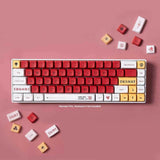 PBT EVA-02 Asuka Langley Soryu Keycaps XDA Profile 136 Key Set For MX Keyboards Model