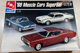 AMT ERTL 30079 - '69 Muscle Cars SuperSet Barracuda, Olds, Torino. Model