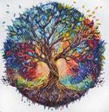 Tree The Center of the Universe Counted Cross Stitch Kit ?C DIY Needlework Craft Model