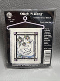 Counted Cross Stitch Kit 4388 Swan Stitch 'N Hang NMI NOS Model