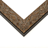 16x20 Frame Brown Solid Wood Picture Frame Width 1.75 Inches | Interior Frame De Model