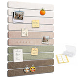 Felt Bulletin Board Strips 10Pcs 13"x2",Small Cork Strips Model