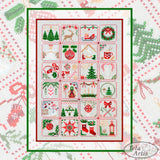 DIY Cross Stitch Embroidery Kit Waiting for Christmas Holiday Sampler Craft Model