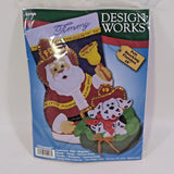 Design Works Santa "Fireman" Christmas Stocking Craft Kit 5006 NEW 18 Inch Model