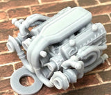 Resin ??Turbo Chevrolet?? Big Block Engine for scale model cars, 1/24 1/25 Model
