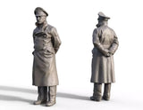 1/8 Scale 225mm WwII German Commander Figure Model Kit Resin Printed Model