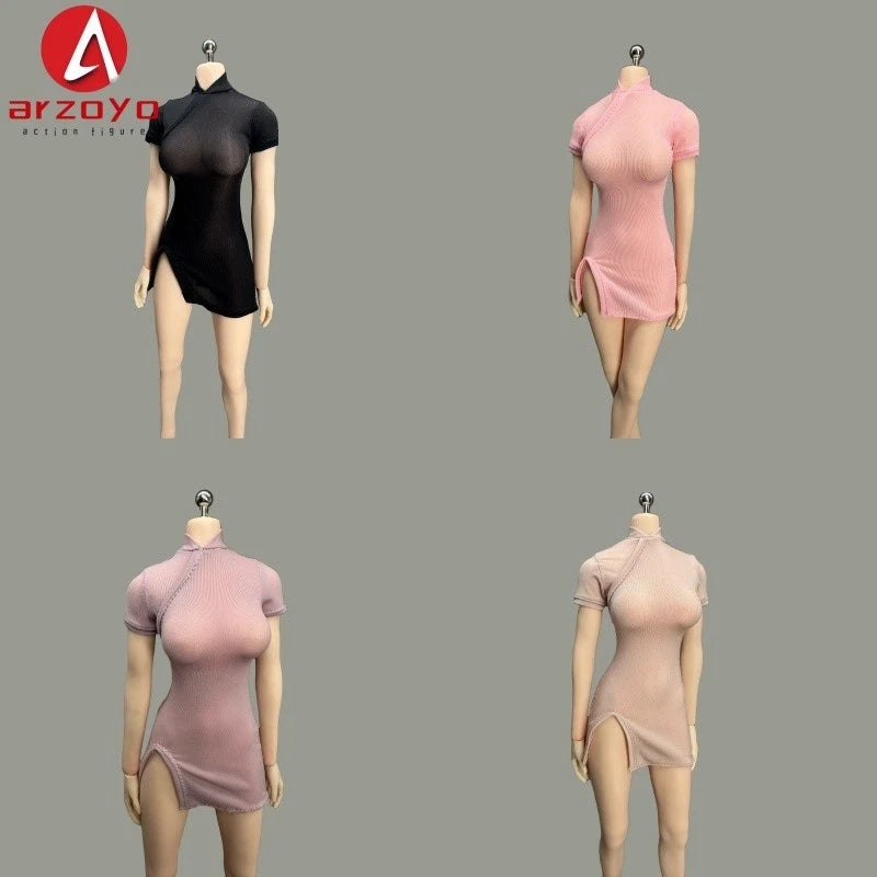 1/6 Cheongsam Dress Clothes Model For 12" Female Phicen TBL JO Action Figures Model