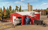 Walthers 933-3909 HO Railroad Paint Shop Building Kit Model