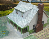 N Scale Building - Cardstock Cape Cod Style House CCN01 Model