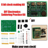 DIY Electronics Soldering Practice Kit Functional Digital Clock US Model