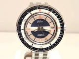 VINTAGE VERY RARE 43mm SPORT DIVER RACING STYLE MECHANICAL MEN WATCH "PERSEO"17J Model