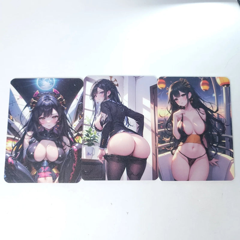 Nikke Moran Anime Waifu Art Oversized Board A6 Lot of 3 Model