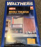 Walthers Cornerstone Rivoli Theater HO Commercial Building Kit 933-3771 Model