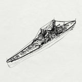 MRY-SFW SSC715 1/1000/1250 IJN Mogami 1940 Military Model Kit Model