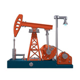 DM601 Oil Pumpjack Model DIY Kit 219PCS Metal Assembly Mechanical Display Model Model