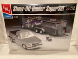 Show-Off Hauler SuperSet - Stepside & Corvette - 1:25 Scale - AMT/ERTL 30080-NEW Model