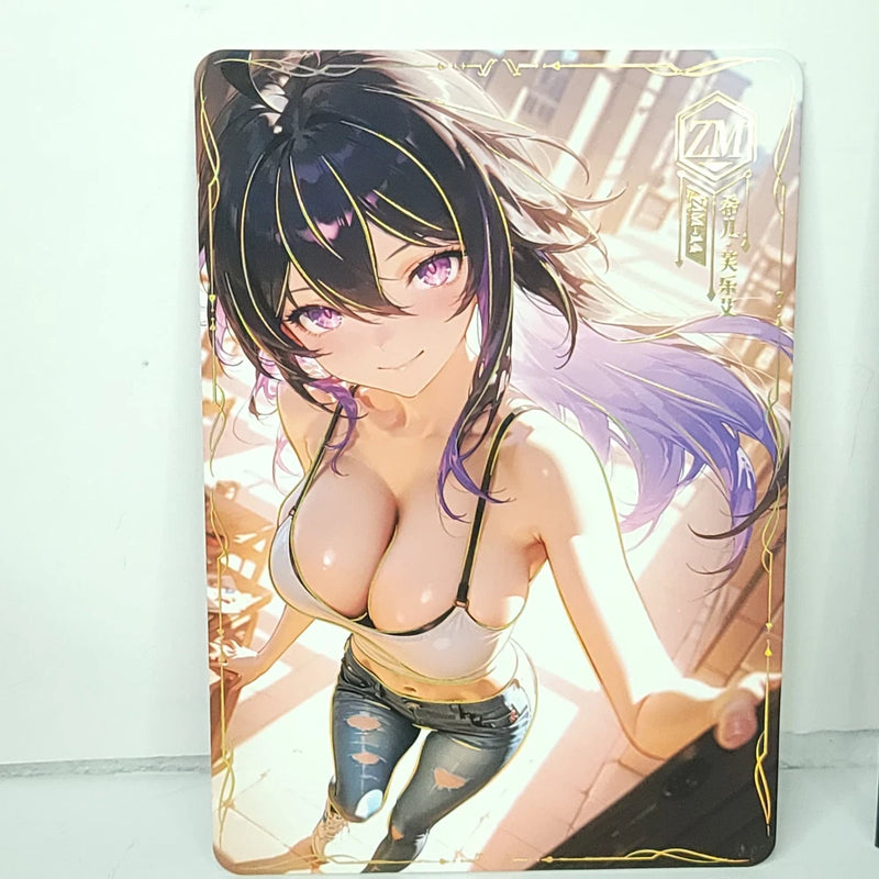 Yelan  ZM Waifu Gorgeous Card Anime Wall Art Oversized Board A5 Model