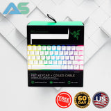 Razer PBT Keycap + Coiled Cable Upgrade Set USB-C to USB-A | RC21-01490900-R3M1 Model