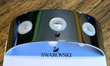 ??Swarovski Crystal 2002 Silver-tone Chrome, Large Tulip Figurine Holder Display Model