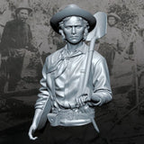 1/10 Resin Figure Bust Model Kit Gold Rush Man 1848 Unpainted Unassembled Model