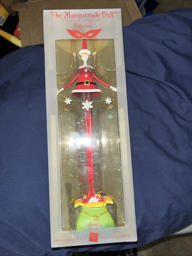 The Masquerade Ball Signature Figurine Russ Holiday, Christie Kringle, 10-inch Model
