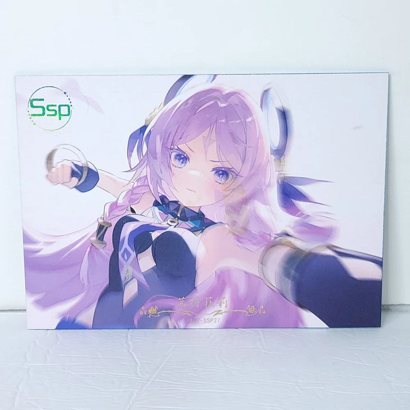 Citaly Glitter Shyny Oversized Waifu Card Premium A4 Wall Art Board 11" x 8.5" Model