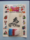 Vintage Makit Bakit Donald Duck Candycane Disney Christmas Ornament Suncatcher Model