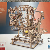 UGEARS Marble Run Chain Hoist 3D Wooden Mechanical Model Kit New Sealed 400 Pc Model