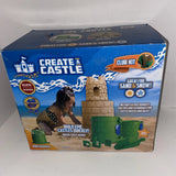Create A Castle Tower Kit - 6-Piece Premium Sandcastle Building Kit, Green Model